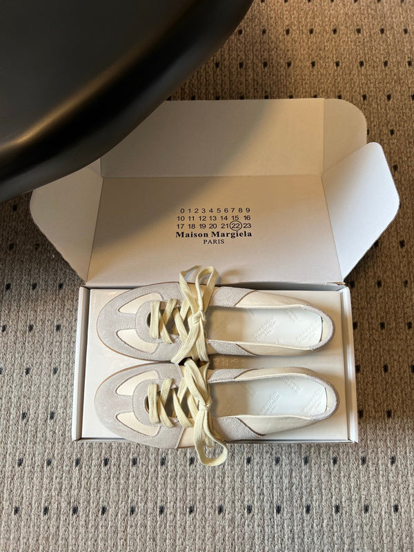 MM Replica Sneakers Grey Suede 803725