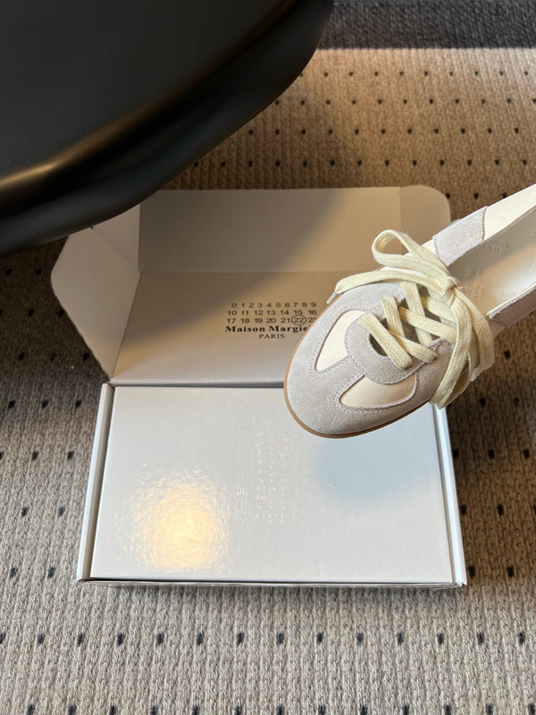MM Replica Sneakers Grey Suede 803725