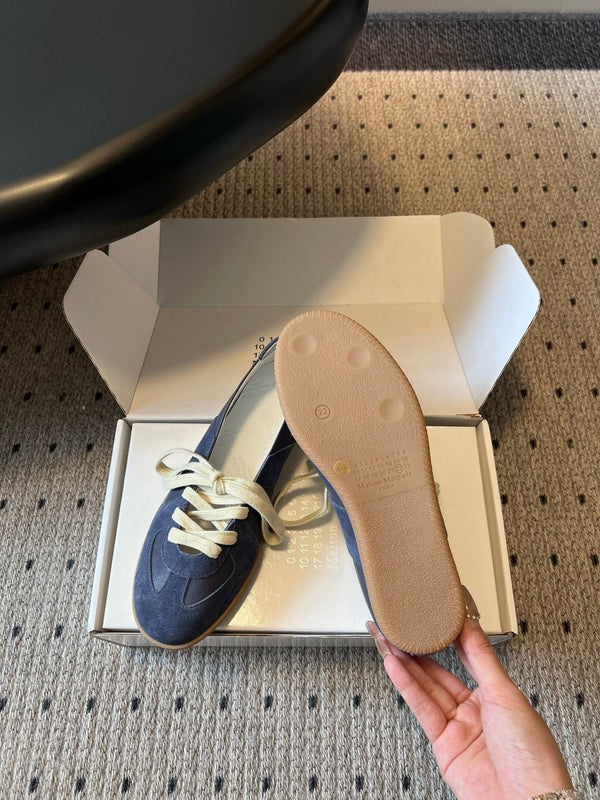 MM Replica Sneakers Blue Suede 803726