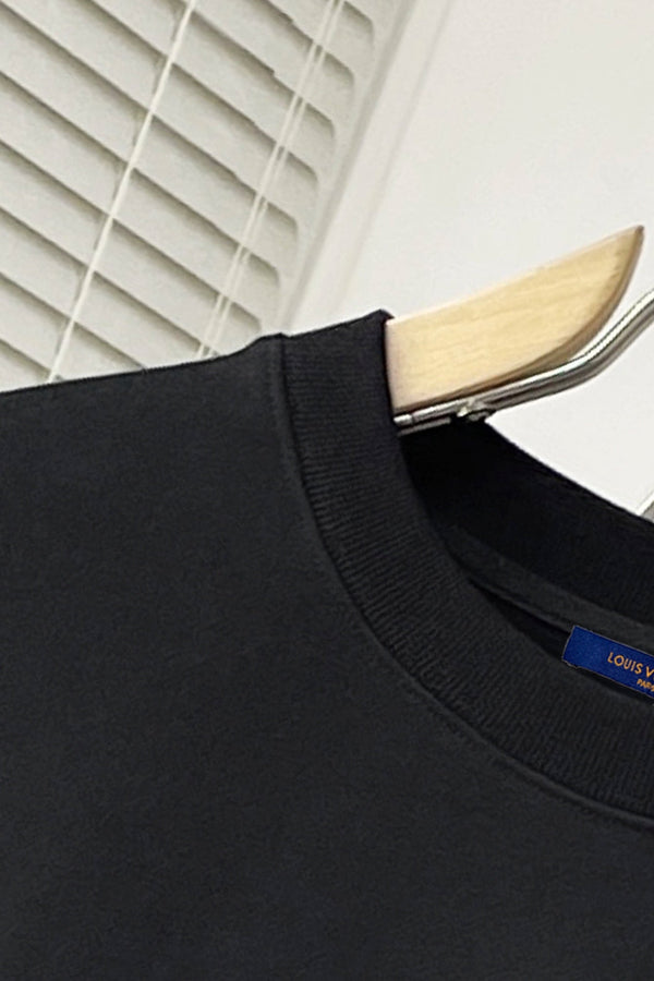 LV SWEATER BLACK COTTON FABRIC 239601