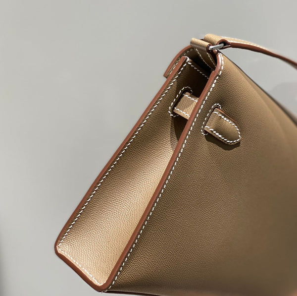 HM Kelly Elan 27cm Brown Leather Shw