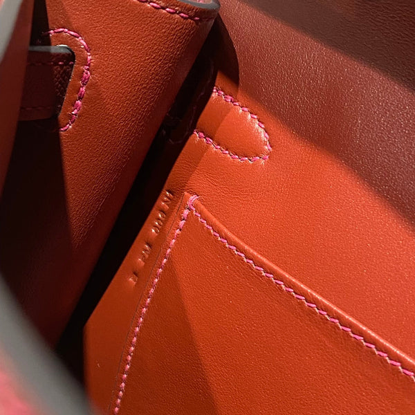 HM Kelly Elan 27cm Red Leather Shw