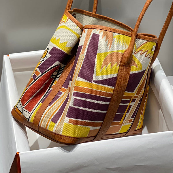 HM Garden Party 36 Multicolor Canvas e Pelle di vitello Negonda 243397