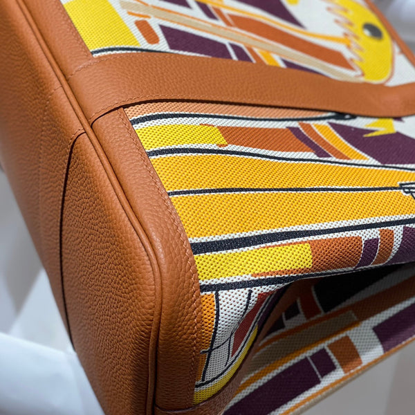 HM Garden Party 36 Multicolor Canvas e Pelle di vitello Negonda 243397