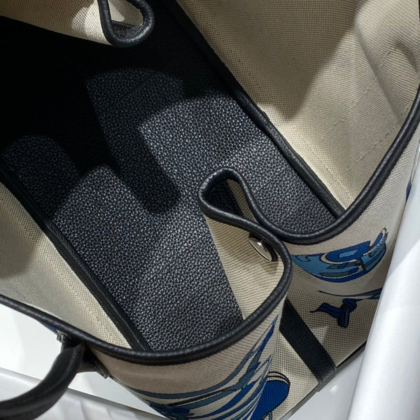 HM Garden Party 36 Multicolor Canvas and Negonda Calfskin 243395