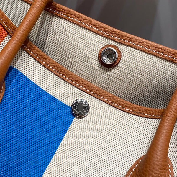 HM Garden Party 36 Multicolor Canvas e Pelle di Vitello Negonda 243386