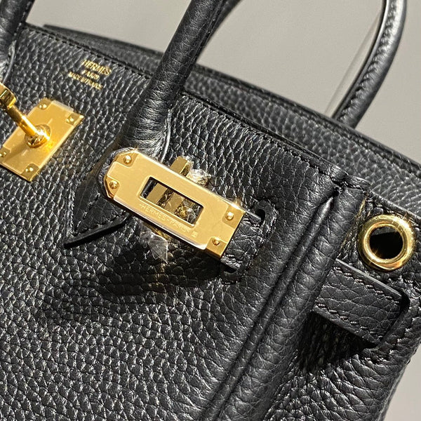 HM Birkin 20cm Black Togo Leather Gold Hardware