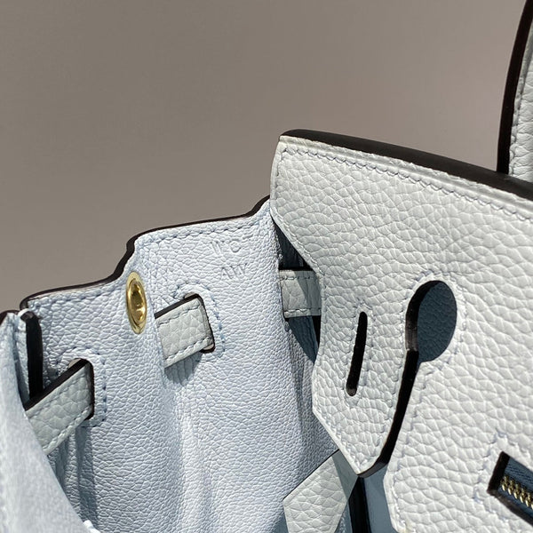 HM Birkin 20cm Blue Pale Togo Leather Gold Hardware