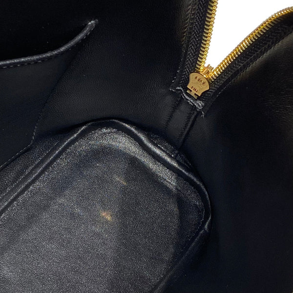 HM Bolide 25 Pelle Epsom nera Hardware dorato 237381