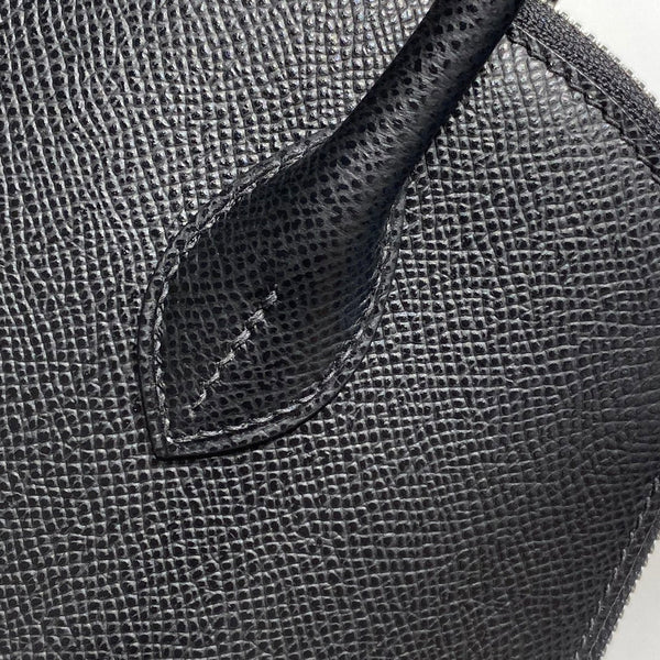 HM Bolide 25 Pelle Epsom nera Hardware argento 237384