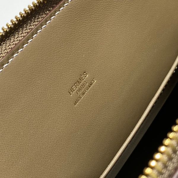 HM Bolide 25 Pelle Epsom marrone pastello con hardware dorato 237387