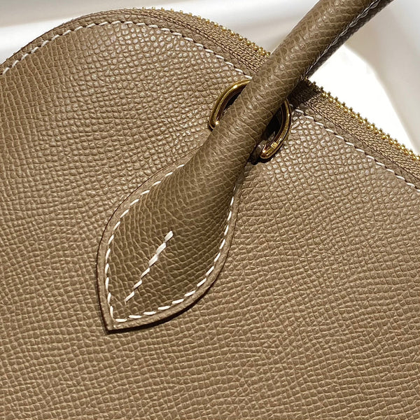 HM Bolide 25 Pelle Epsom marrone pastello con hardware dorato 237387