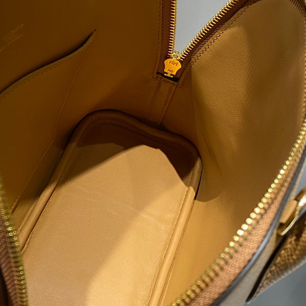 HM Bolide 25 Camel Epsom Leather Gold Hardware 237418