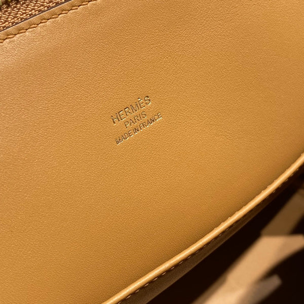 HM Bolide 25 Camel Epsom Leather Gold Hardware 237418