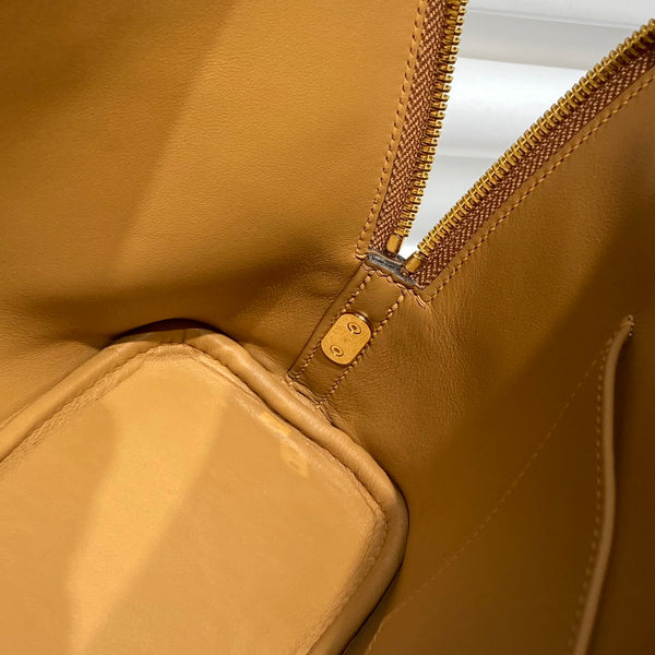 HM Bolide 25 Camel Epsom Leather Gold Hardware 237418