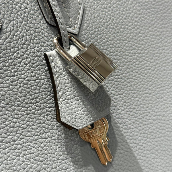 HM BIRKIN 25CM BABY BLUE TOGO LEATHER SILVER HARDWARE 237514