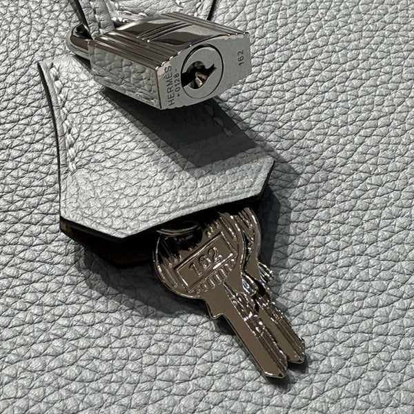 HM BIRKIN 25CM BABY BLUE TOGO LEATHER SILVER HARDWARE 237514