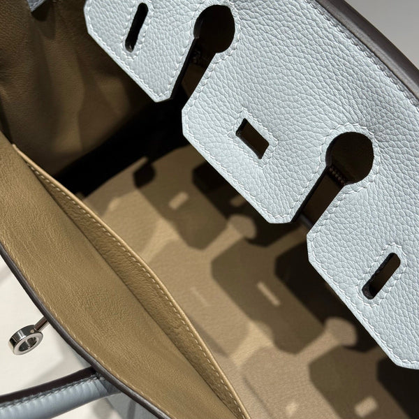 HM BIRKIN 25CM BABY BLUE TOGO LEATHER SILVER HARDWARE 237514