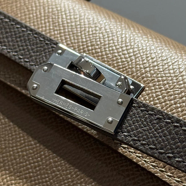 HM Mini Kelly 19 Sepia Epsom 243145