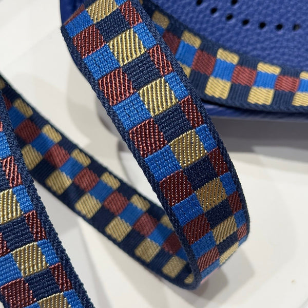 Borsa Hermes Evelyn 18 in pelle Epsom blu elettrico 255533