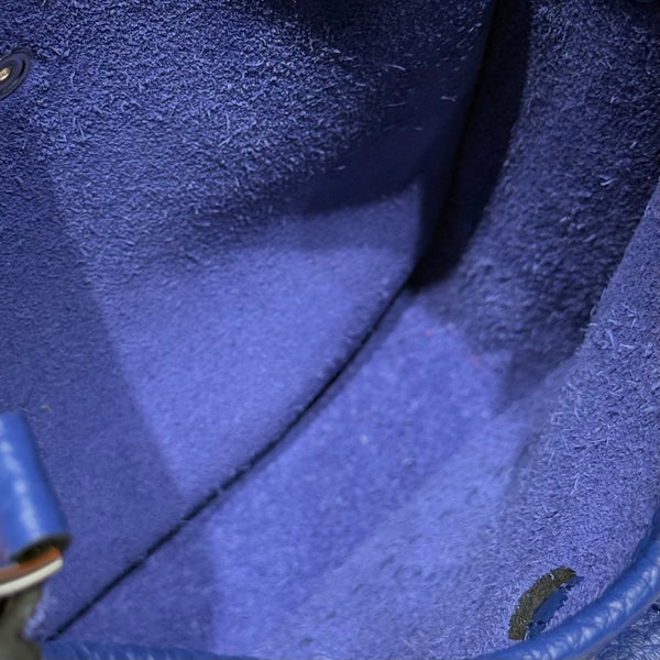 Borsa Hermes Evelyn 18 in pelle Epsom blu elettrico 255533