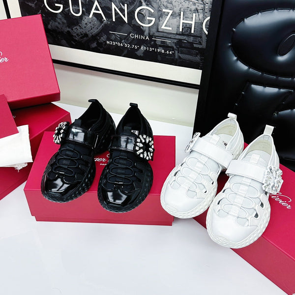 Run Light Sneakers Viv 25 Leather Fabric 184401