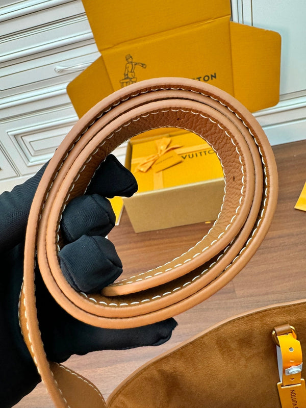 LOW KEY HOBO MM 31CM BROWN CALFSKIN