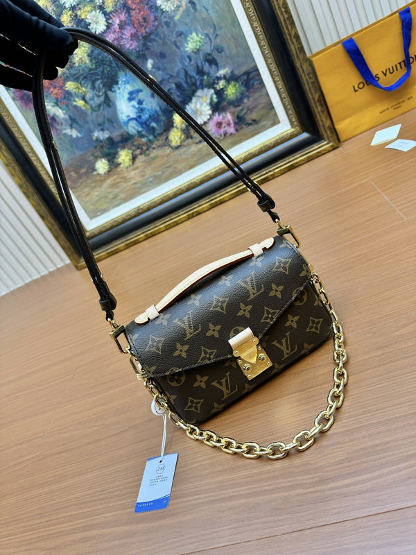 LV Pochette Metis East West Brown Monogram Canvas 206021