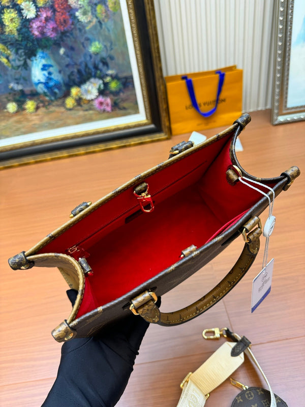 LV OnTheGo PM 25cm Brown Monogram Canvas 206023