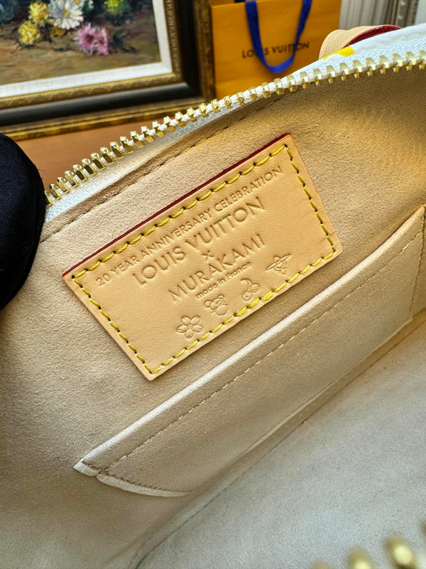 LV Alma BB 23cm White Multicolore Monogram Canvas 206011