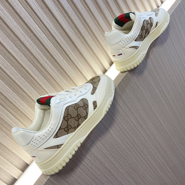 Sneakers GG Retro per coppie bianche marroni