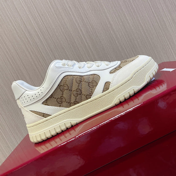 Sneakers GG Retro per coppie bianche marroni