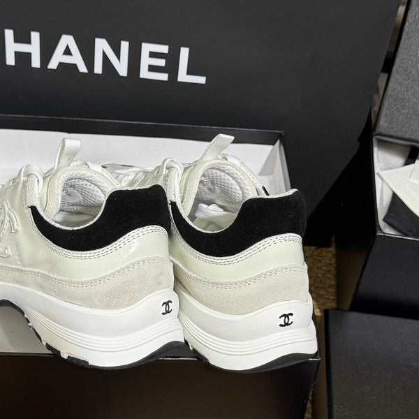 CC 25A Sneakers Ash Mist Nero Vitello Laminato e Vitello Scamosciato 352122