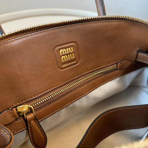 MiuMiu Aventure Nappa 33cm Sheepskin