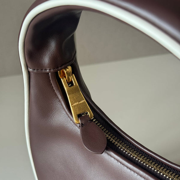 MiuMiu Wander Crescent Bag 22cm Leather