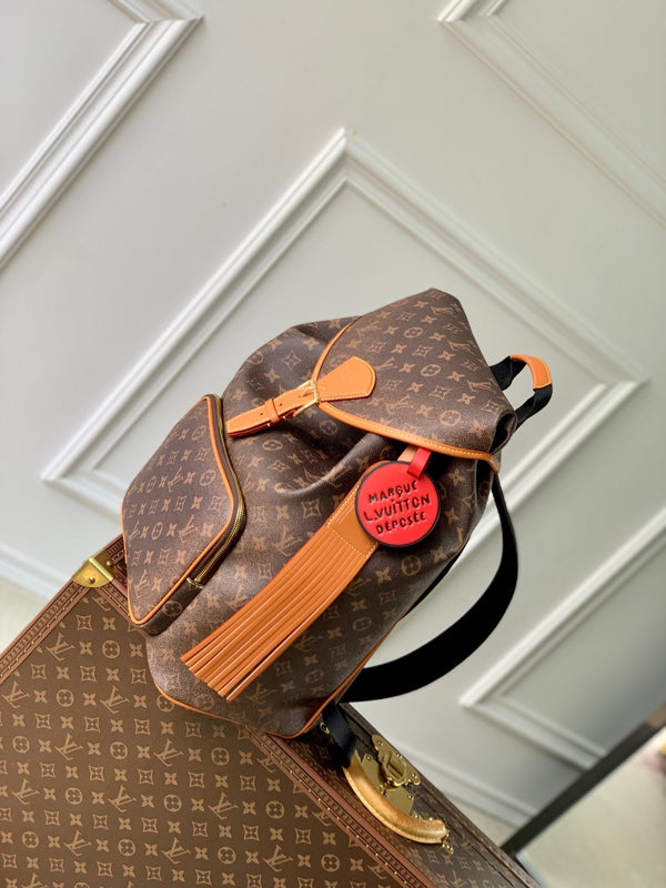Lv Montsouris 32 Monogramma Marrone