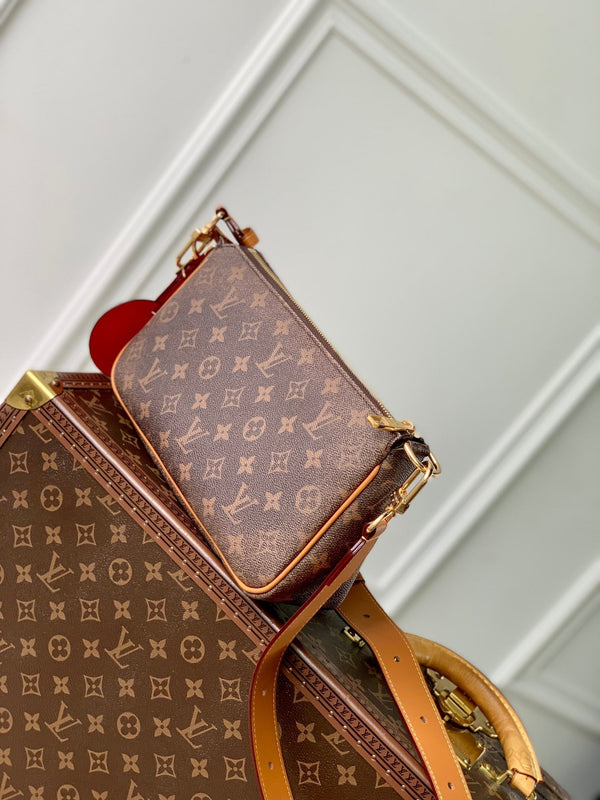 Lv Pochette Accessoire XL Monogramma Marrone