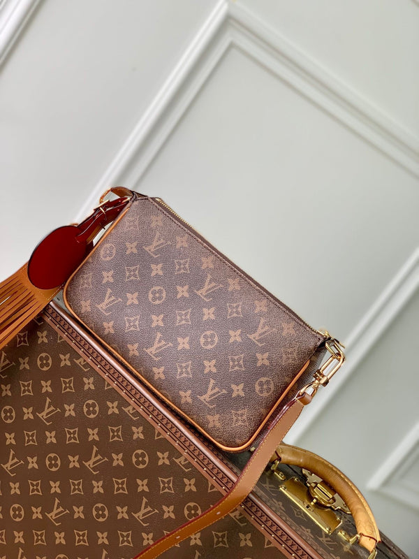 Lv Pochette Accessoire XL Monogramma Marrone