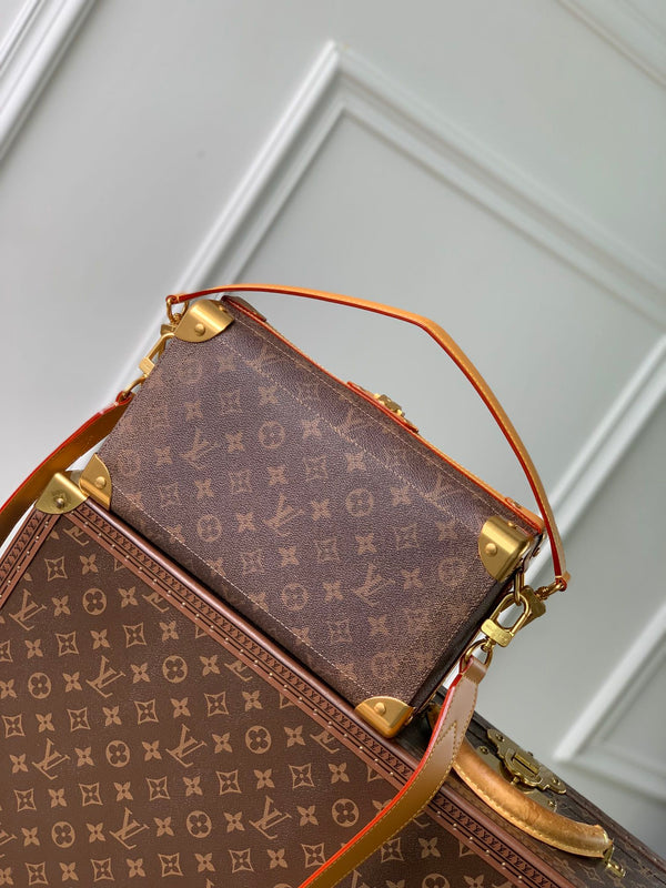 Lv Soul Trunk East West 29 Brown Monogram
