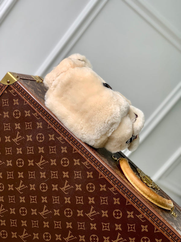 Lv Nano Teddy 25 Monogram Wool Marrone