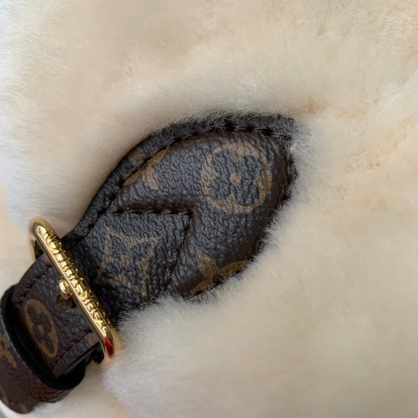 Lv Nano Teddy 25 Monogram Wool Marrone