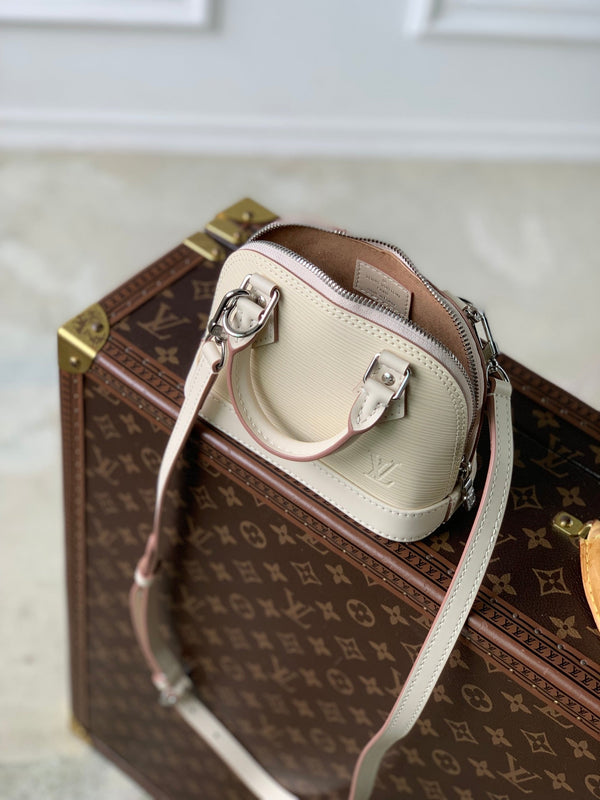 Lv Nano Alma 18 Cream Epi Leather