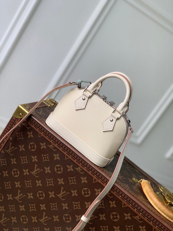 Lv Nano Alma 18 Cream Epi Leather