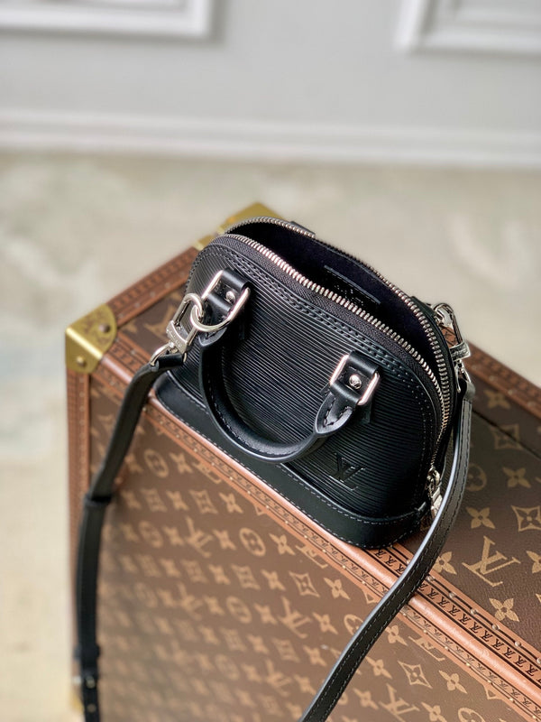 Lv Nano Alma 18 Black Epi Leather