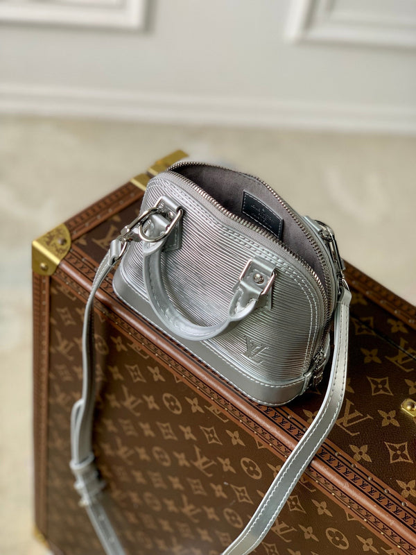 Lv Nano Alma 18 Silver Epi Leather