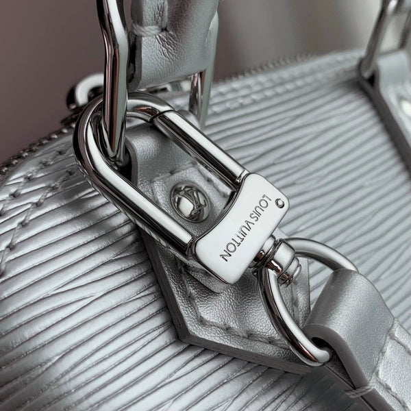 Lv Nano Alma 18 Silver Epi Leather
