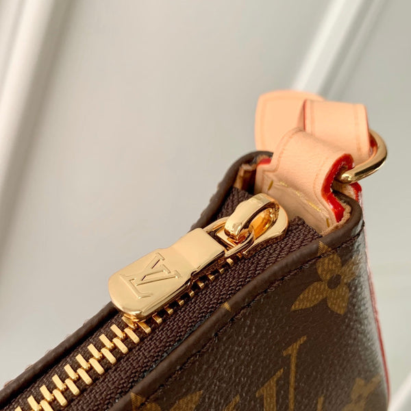 Pochette Lv Tirette 22 Monogramma Marrone