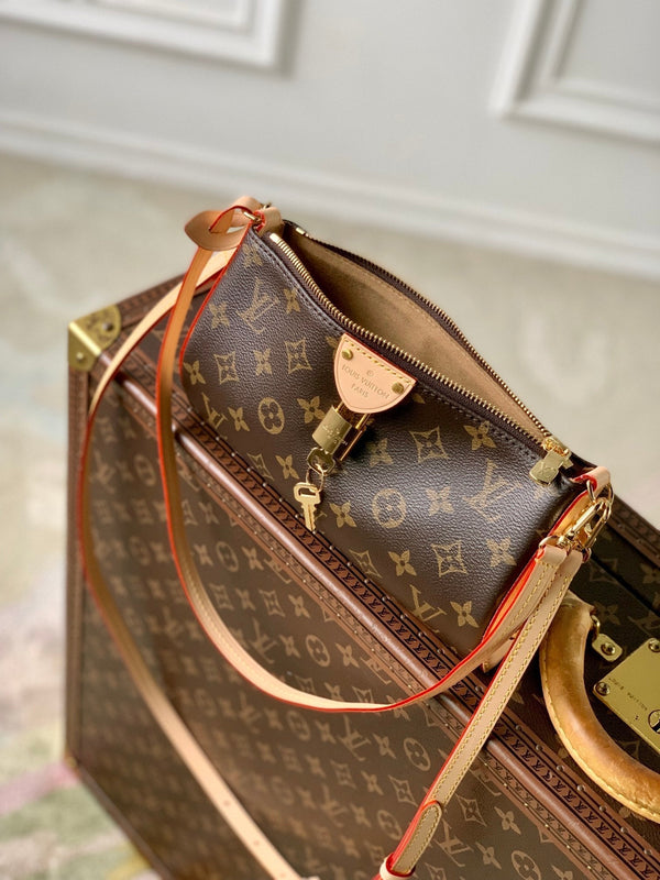 Pochette Lv Tirette 22 Monogramma Marrone