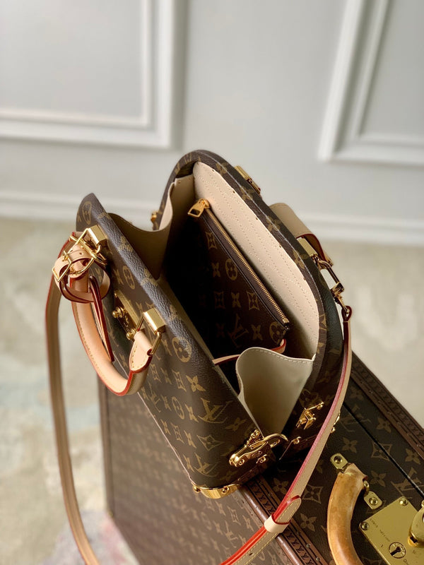 Lv Alma Trunk 26 Brown Monogram