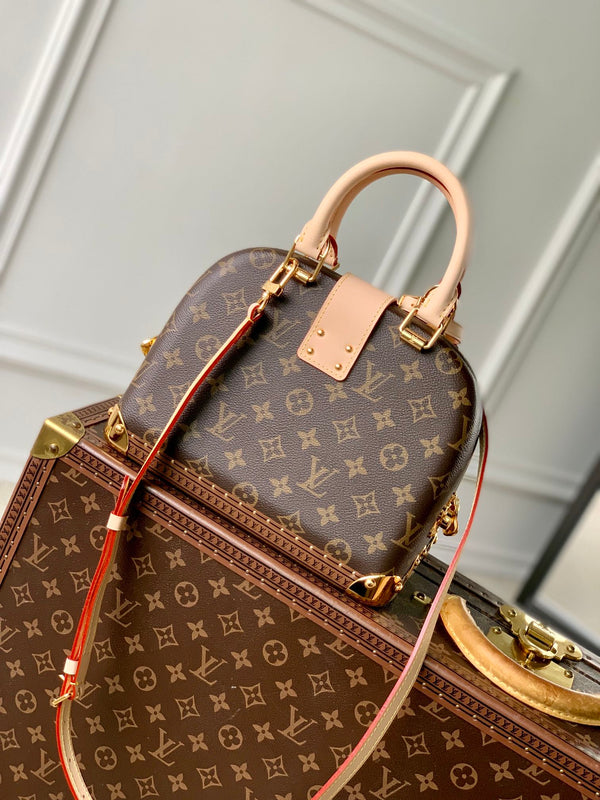 Lv Alma Trunk 26 Brown Monogram